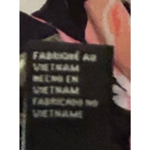 ⭐️ Forever 21 Pretty Black Floral Print Playsuit Long Sleeve Romper Boho Small - Picture 13 of 13